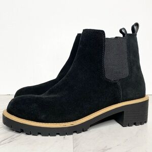 Blondo Matilda Black Suede Chelsea Boot 9M